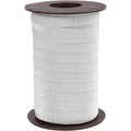 Cadeaulint, b: 10 mm, glitter, zilver, 100 m 1 doos