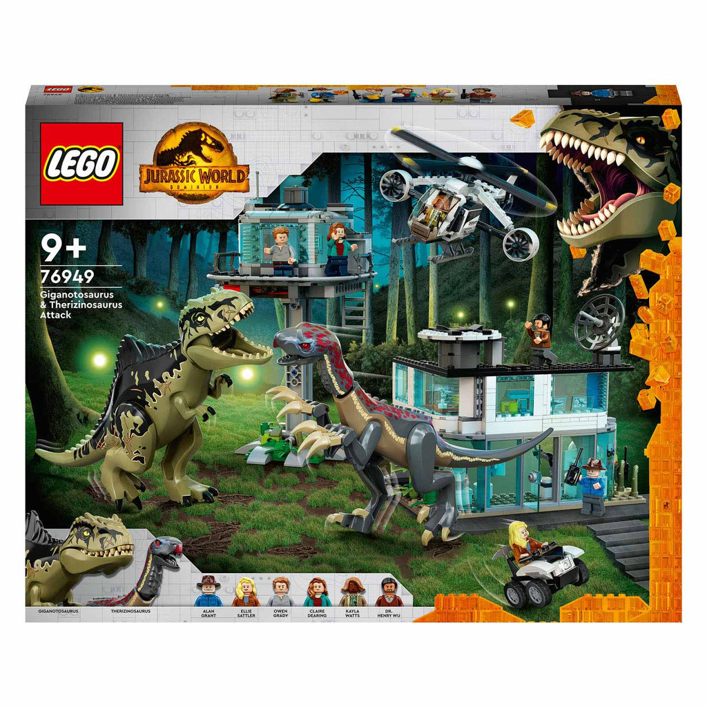 Lego Jurassic 76949 Giganoto Therizinosaurus Angriff