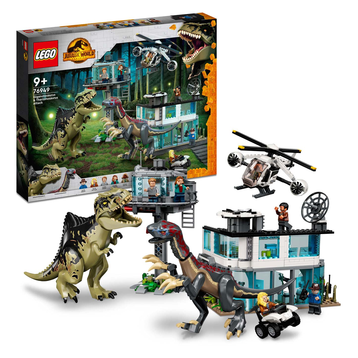Lego Jurassic 76949 Giganoto Therizinosaurus Angriff