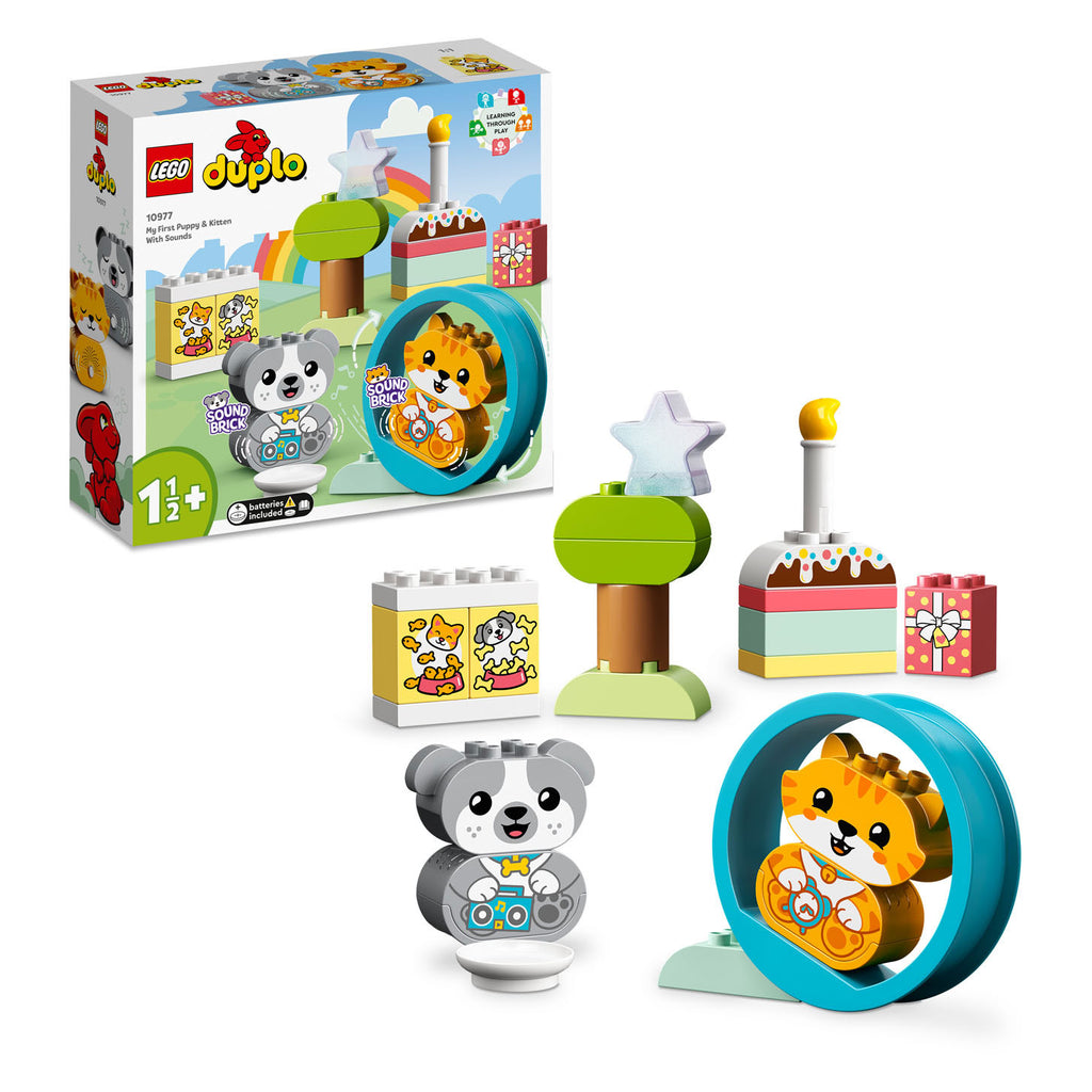 Lego duplo 10977 mijn eerste puppy kitten met geluiden