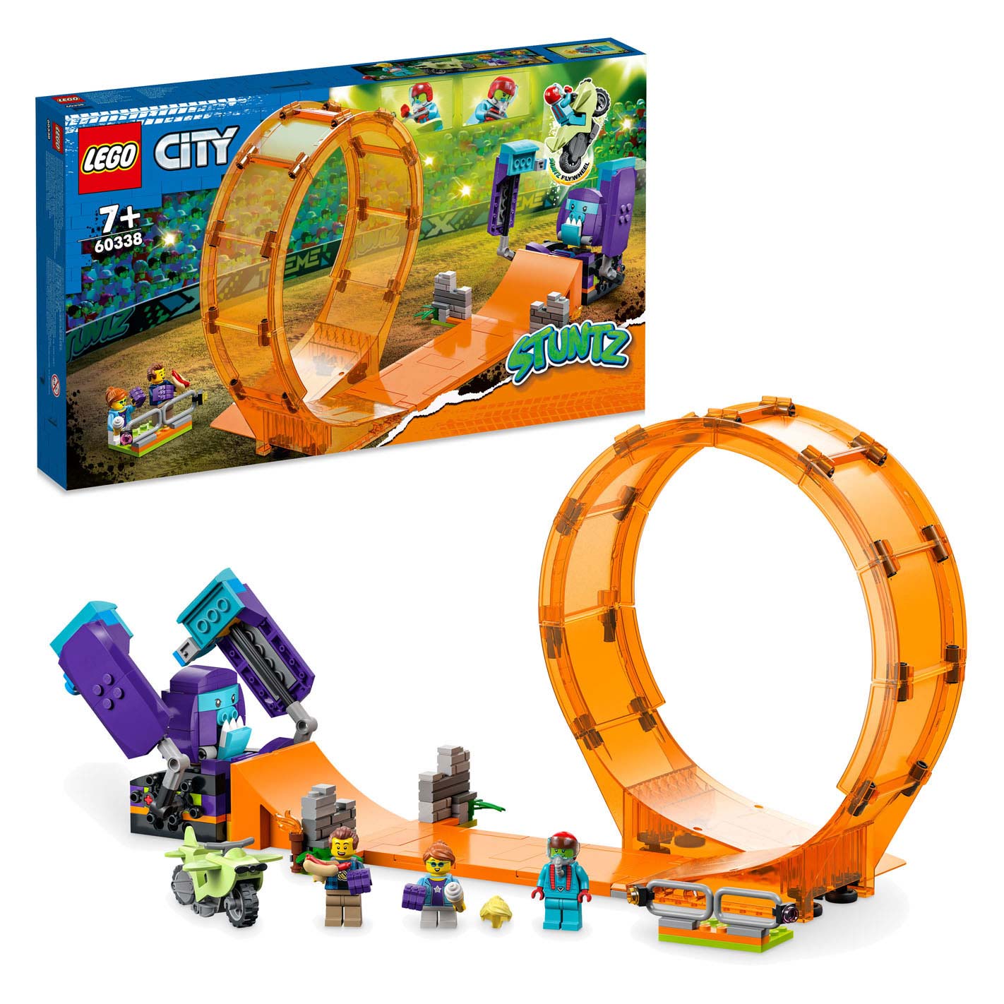 Lego city - chimpansee stuntlooping constructiespeelgoed (60338)