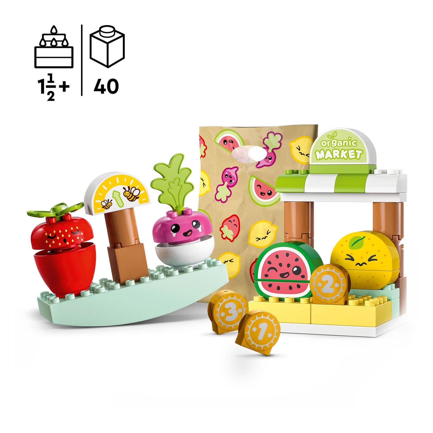 Lego duplo - biomarkt constructiespeelgoed (10983)