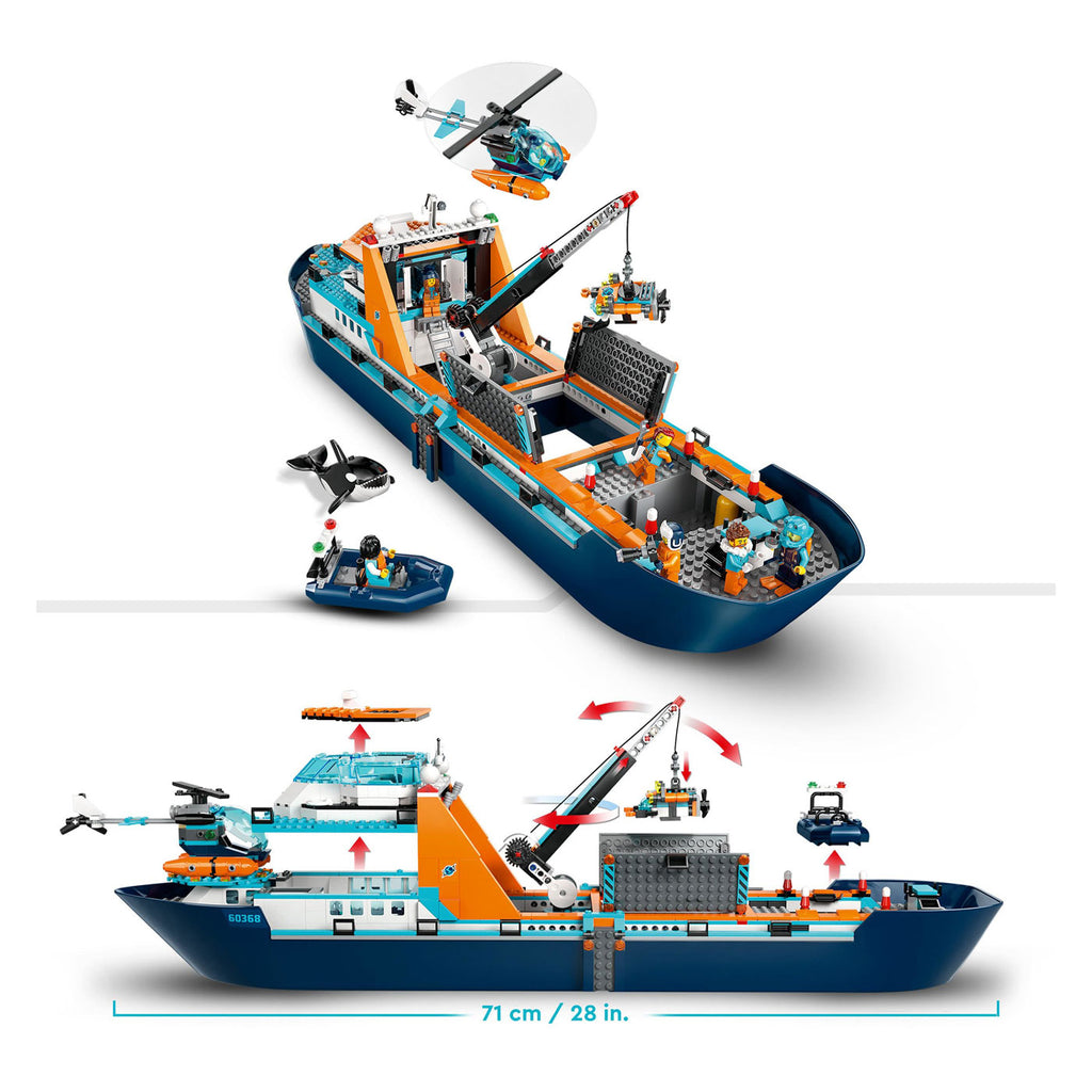 Lego city 60368 poolonderzoeksschip