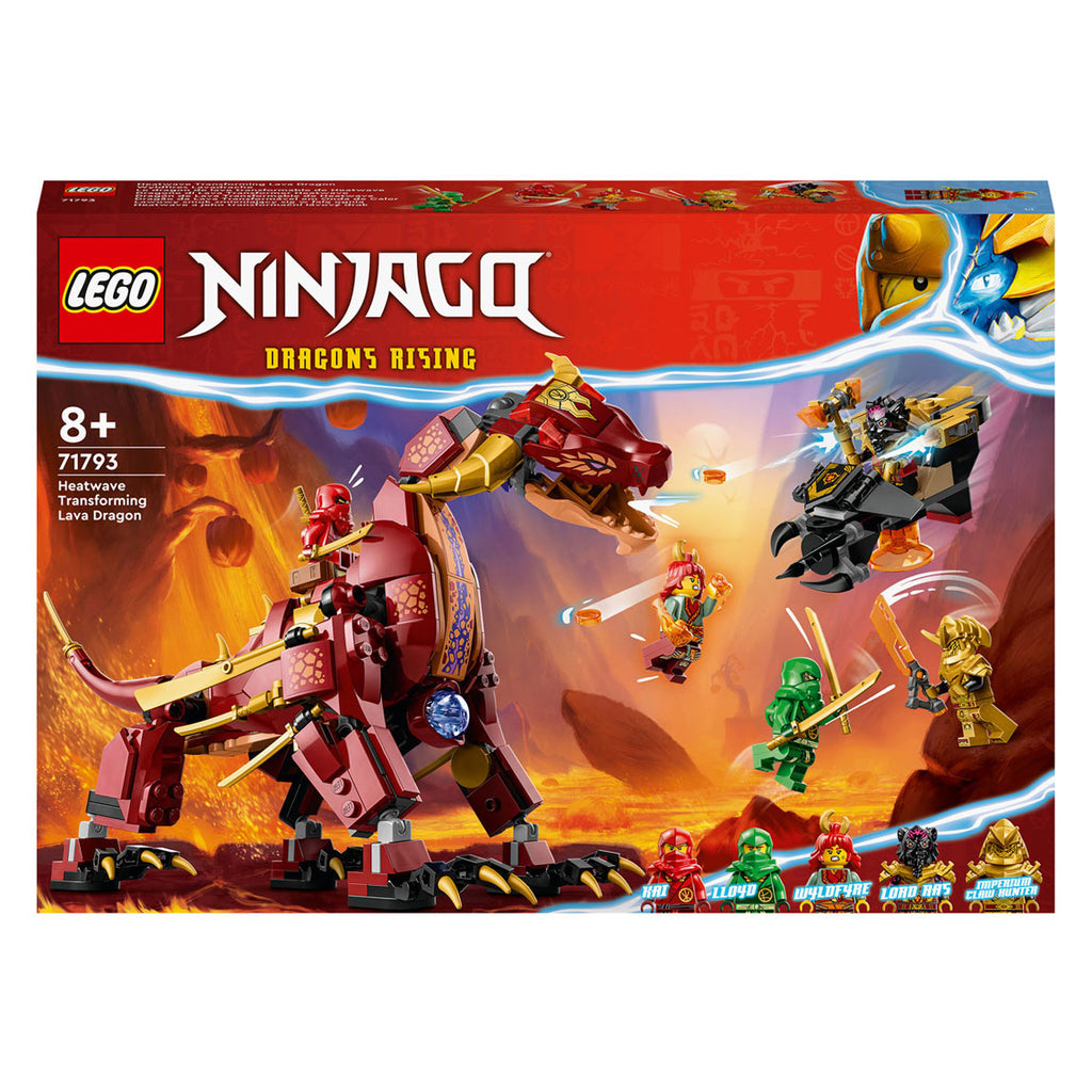 Lego LEGO Ninjago 71793 Heatwave Transformerende Lavadraak