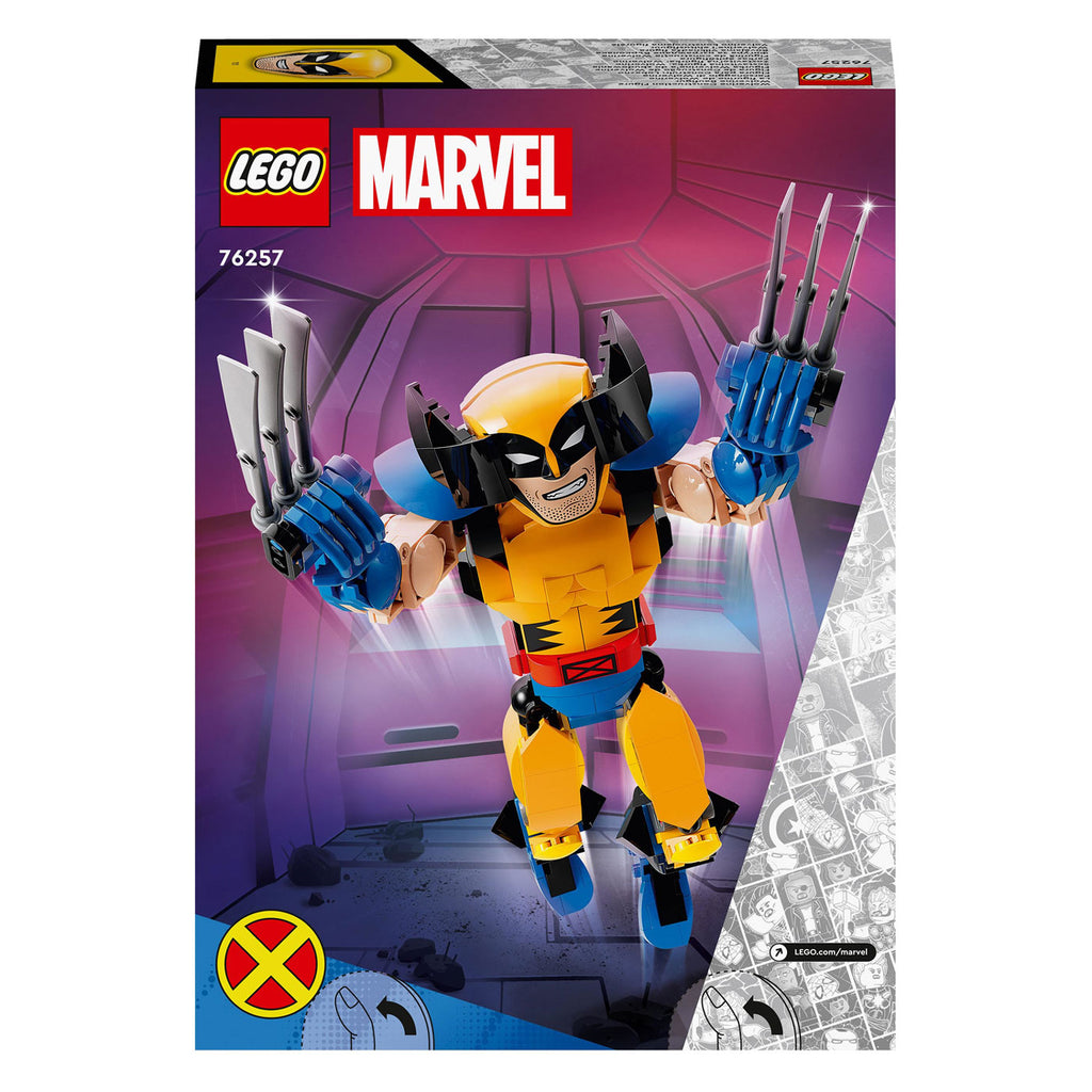Lego marvel - wolverine bouwfiguur constructiespeelgoed (76257)