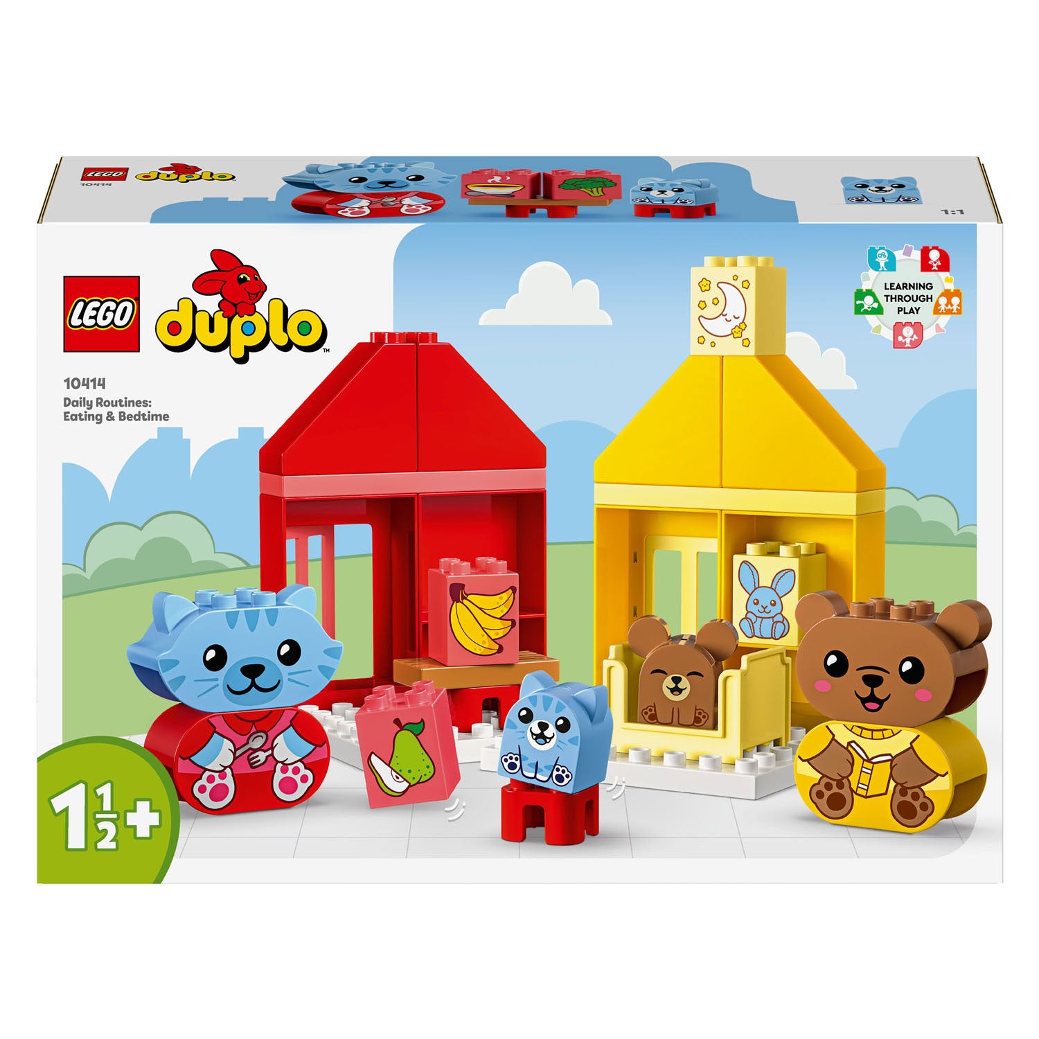 Lego duplo - dagelijkse gewoontes - eten en slapen constructiespeelgoed (10414)