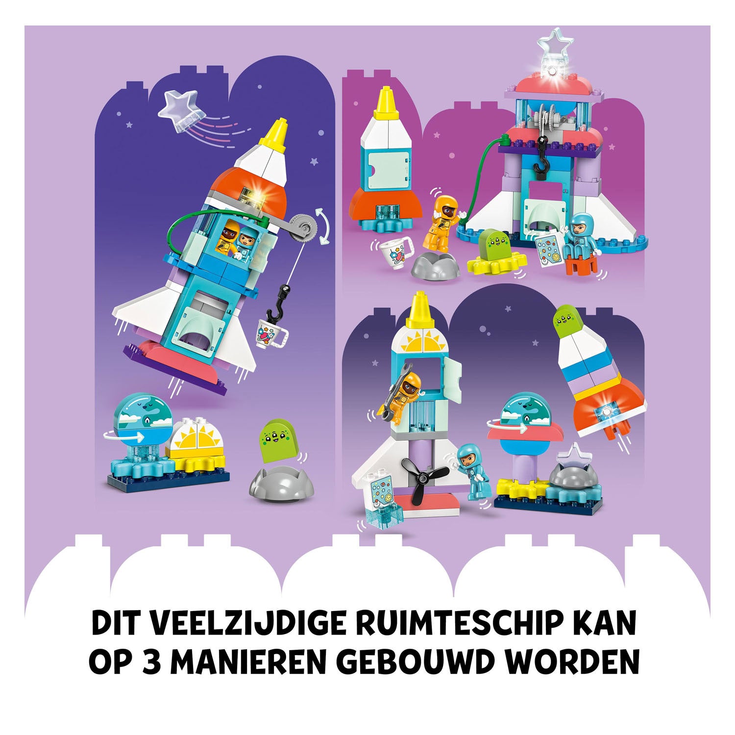 LEGO DUPLO Stadt 10422 3-in-1 Weltraumabenteuer