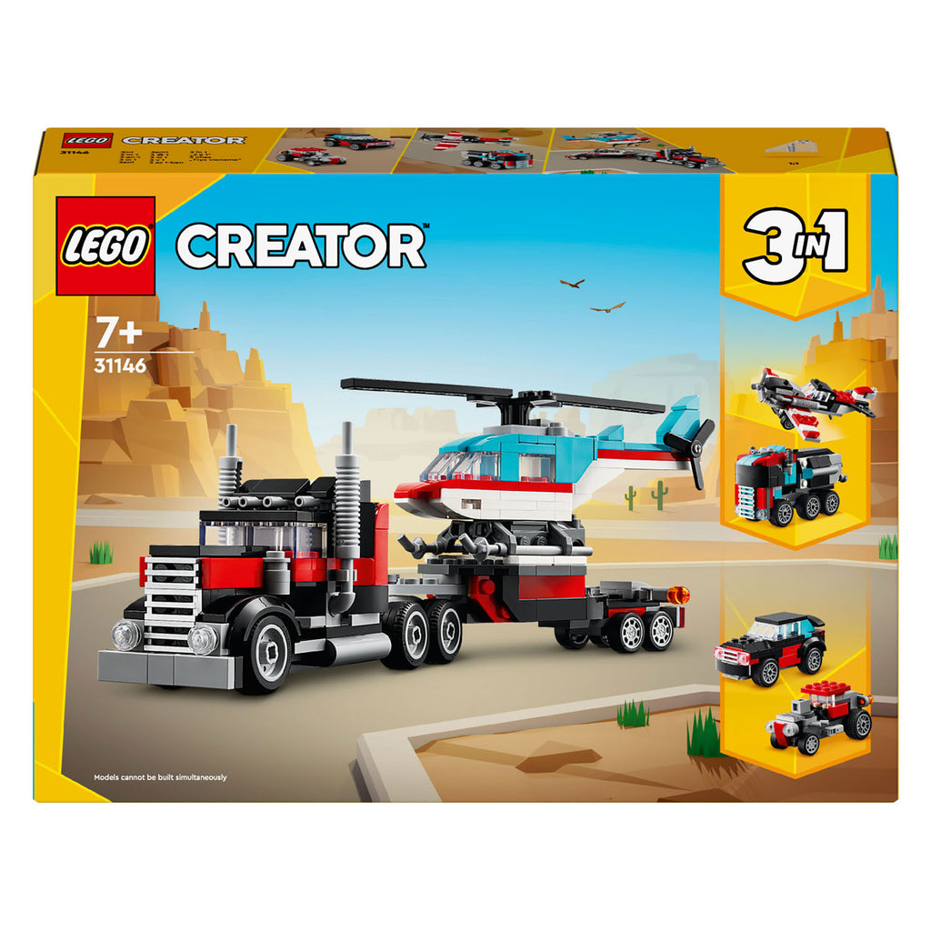 LEGO Creator 31146 LKW mit Hubschrauber