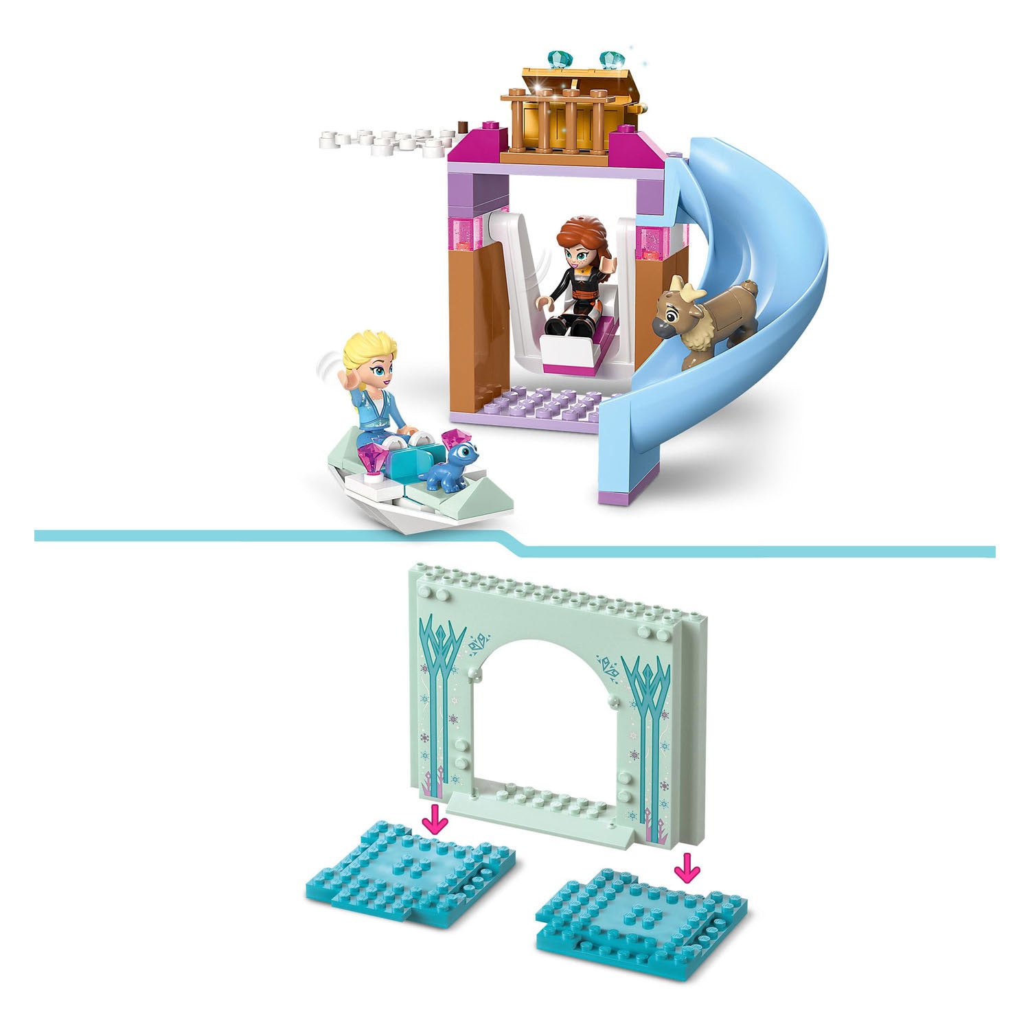 Lego Prinzessin 43238 Elsas Eiskönigin-Schloss