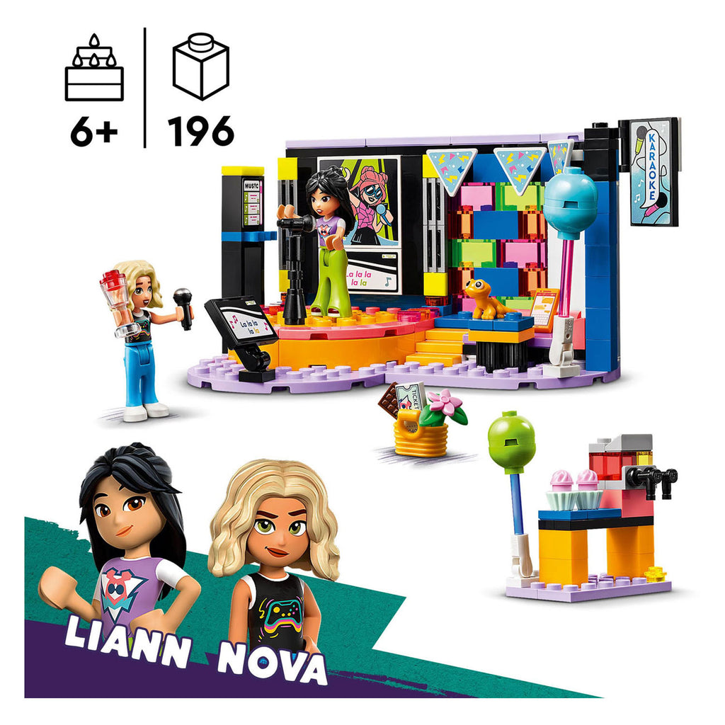 Lego friends - karaoke muziekfeestje constructiespeelgoed (42610)
