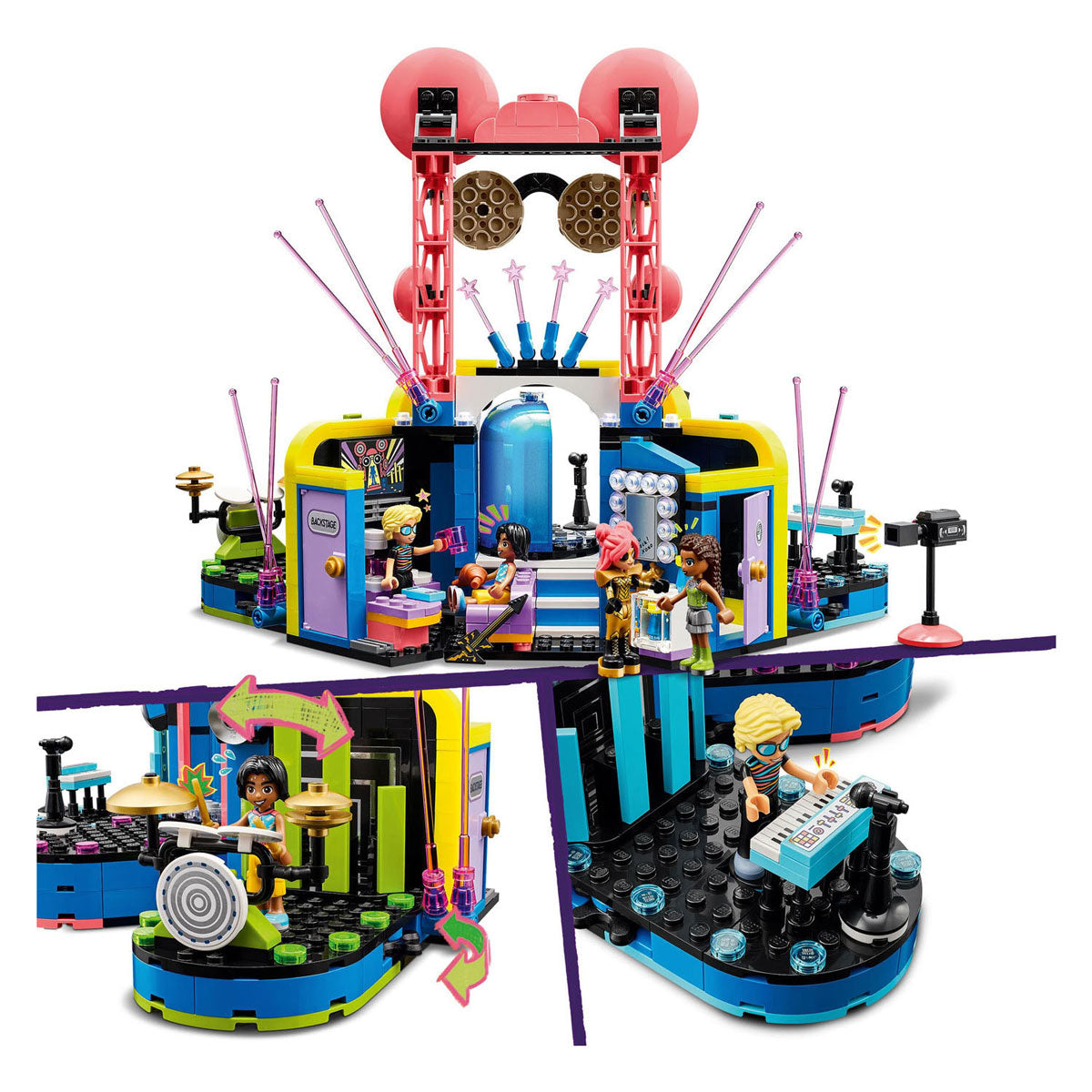 Lego friends - heartlake city muzikale talentenjacht constructiespeelgoed (42616)