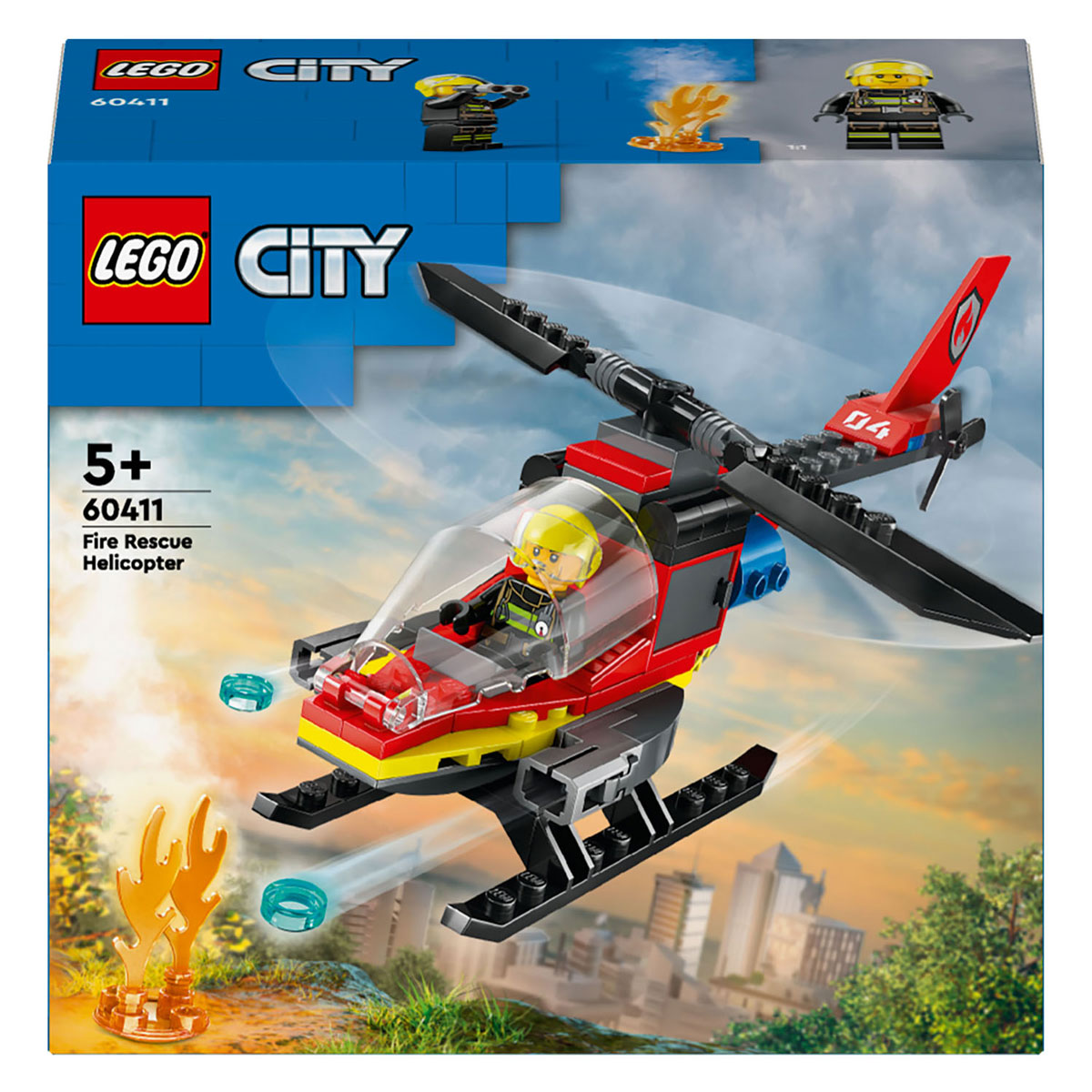 Lego city 60411 brandweerhelikopter