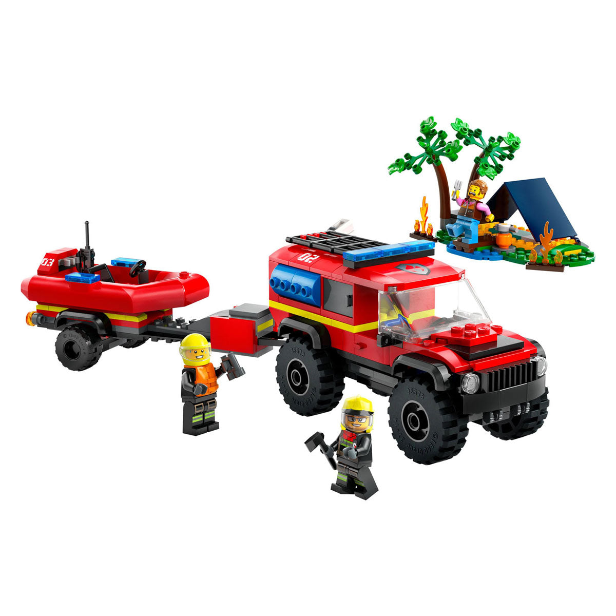 Lego City 60412 4x4 Feuerwehr-Folge mit Remboot
