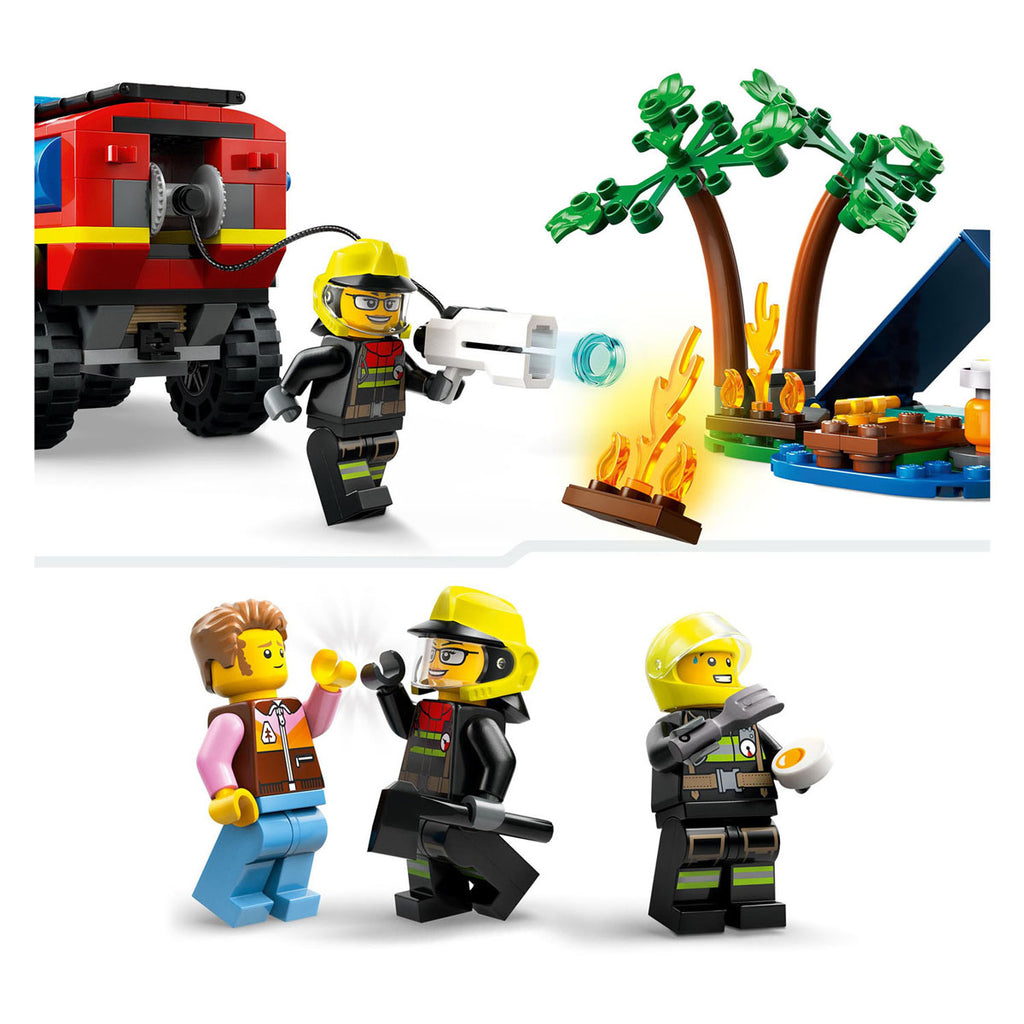 Lego City 60412 4x4 Feuerwehr-Folge mit Remboot