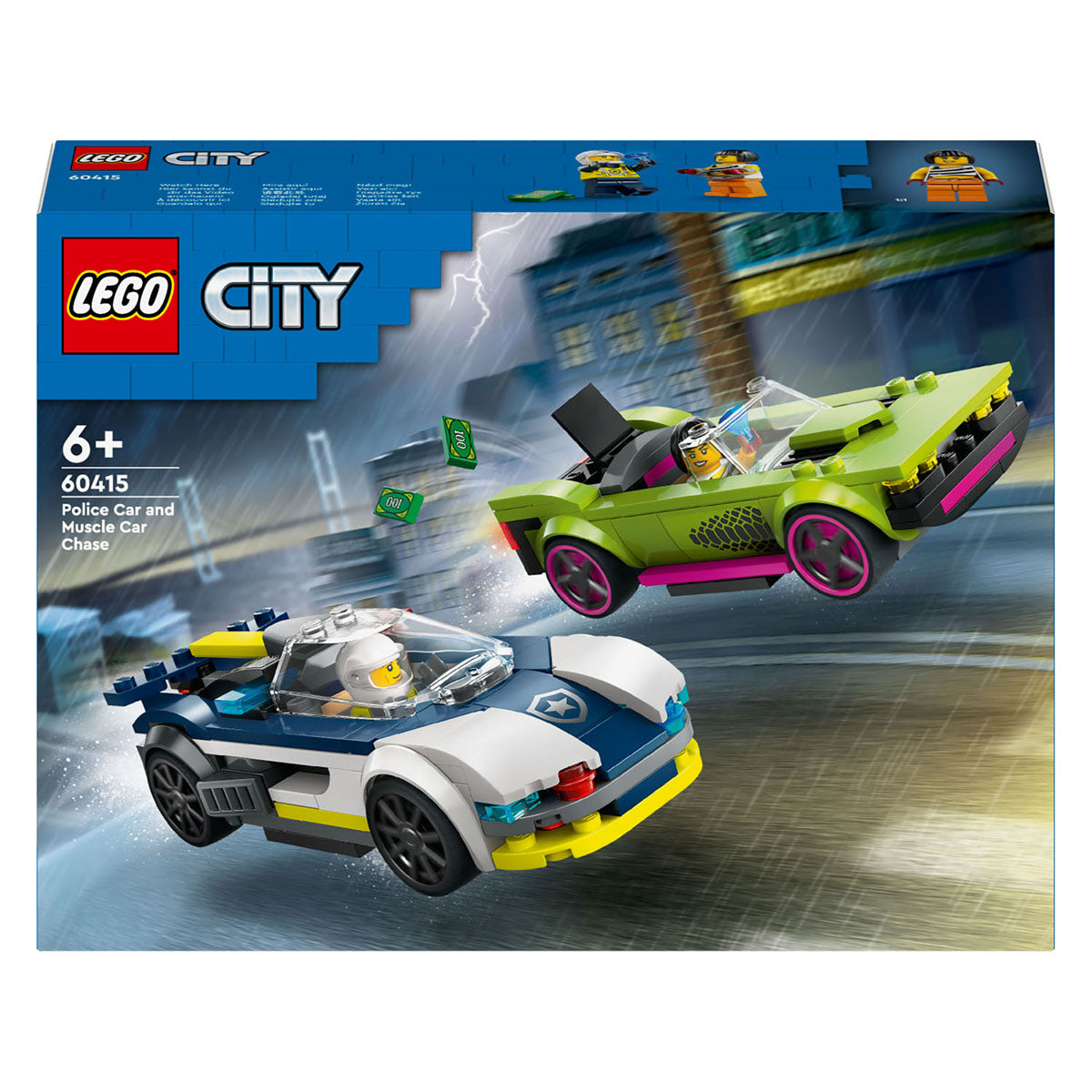 LEGO City Polizeiauto und Verfolgungsjagd Bauspielzeug (60415)