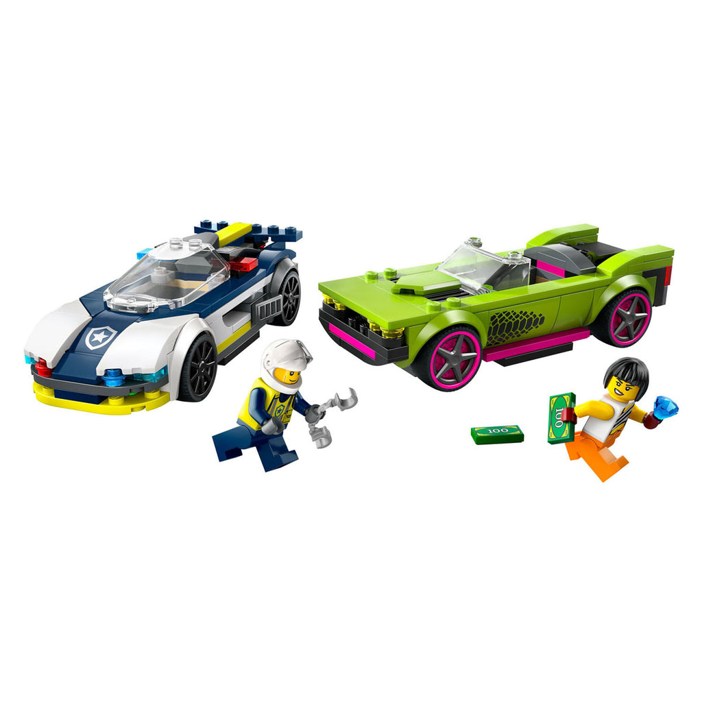 LEGO City Polizeiauto und Verfolgungsjagd Bauspielzeug (60415)