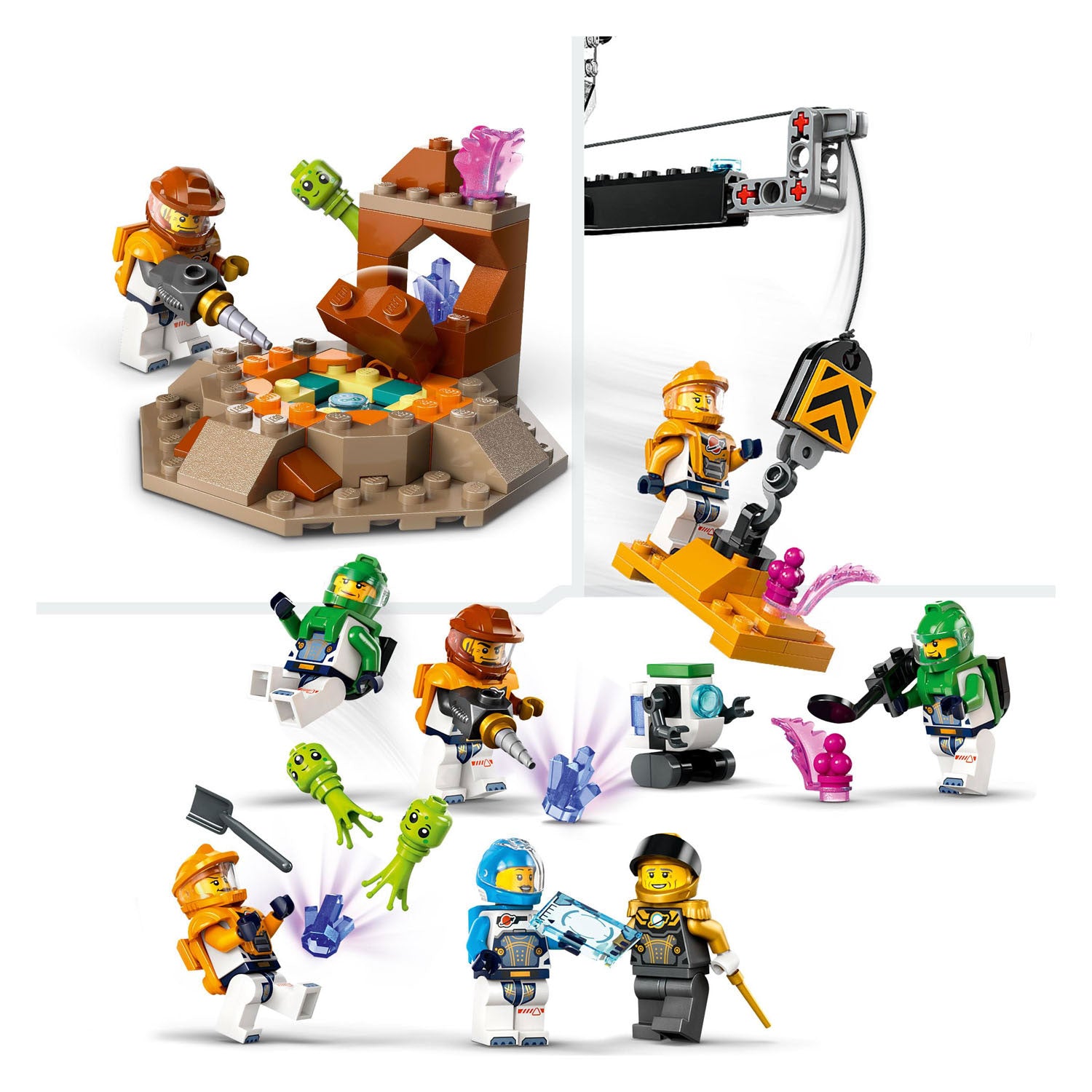Lego city - ruimtebasis en raketlanceringsplatform constructiespeelgoed (60434)