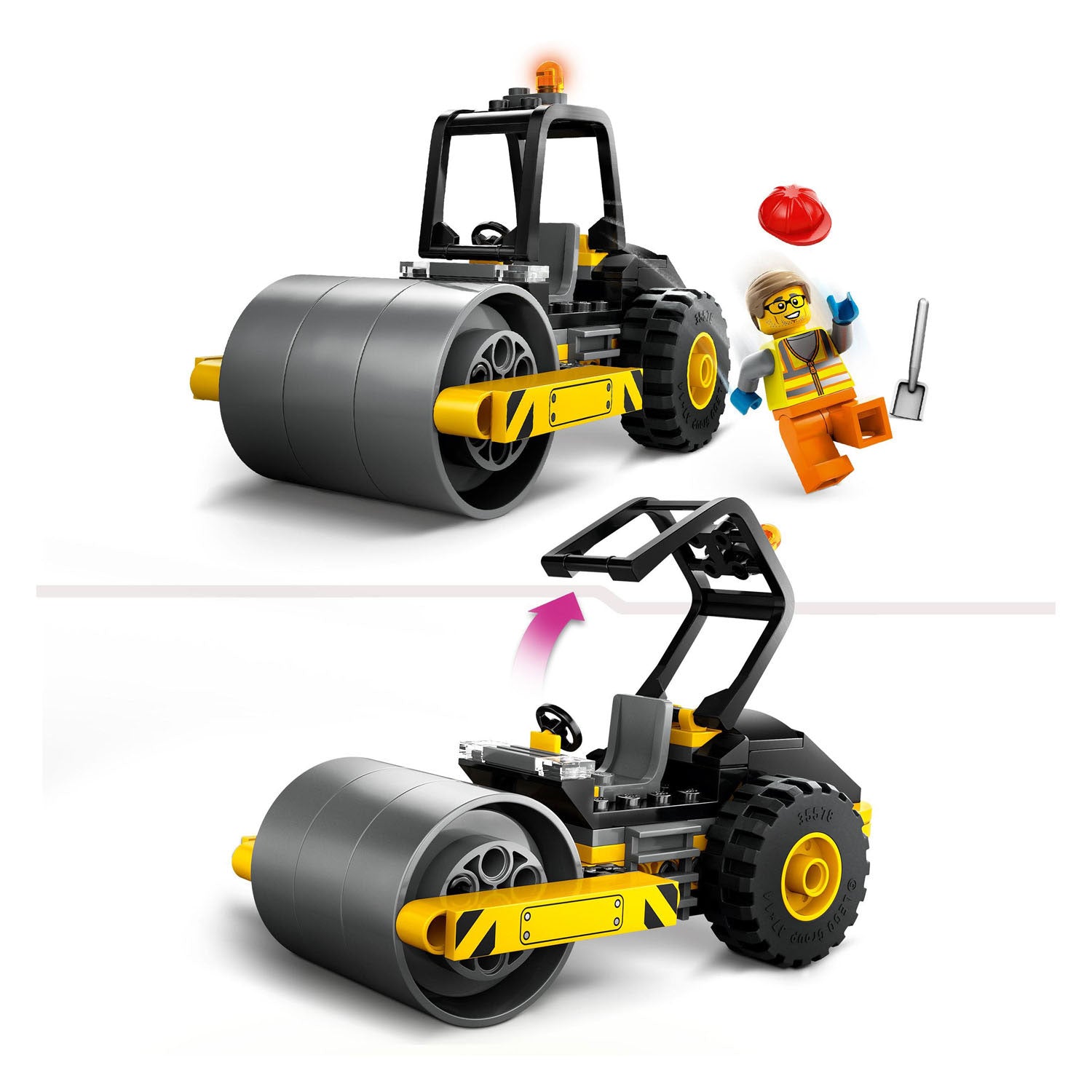 Lego City Baustellen-Dampfwalze 60401