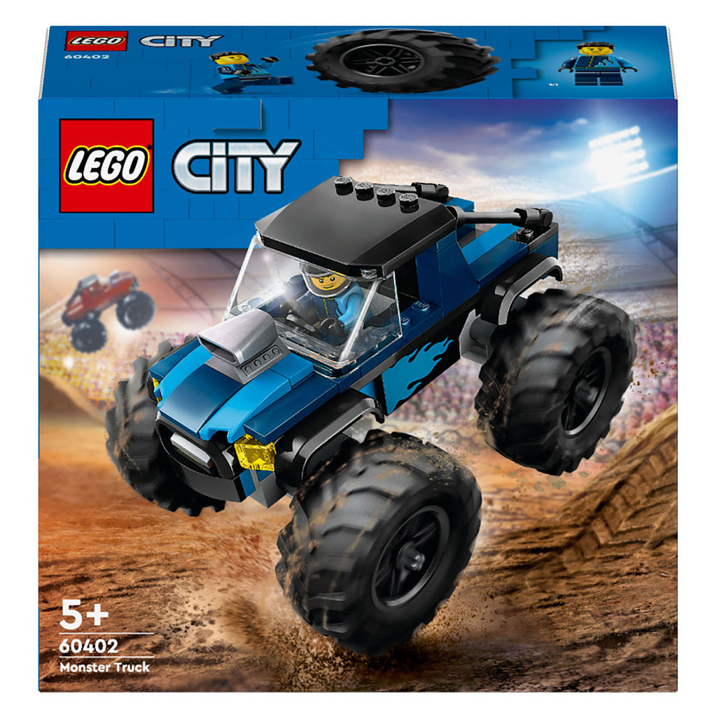 LEGO City - Blaues Monstertruck-Bauspielzeug (60402)