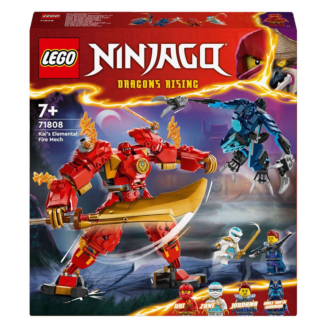 LEGO Ninjago 71808 „Kais Elementaire Vuurmecha“.