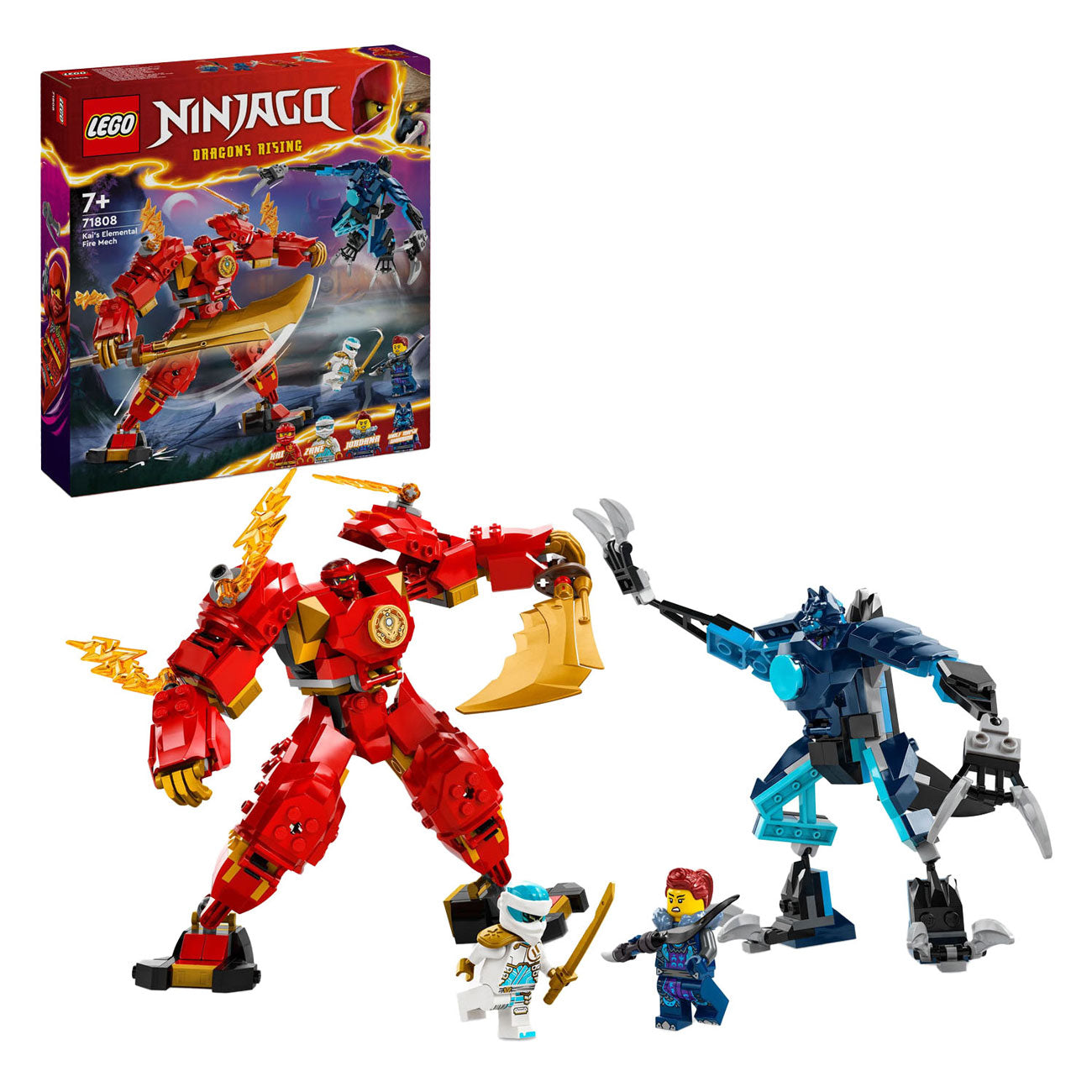 LEGO Ninjago 71808 „Kais Elementaire Vuurmecha“.