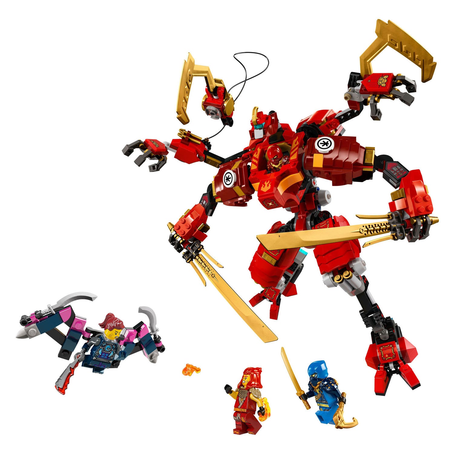 Lego Ninajago 71812 Kas Ninja Kletter-Mech