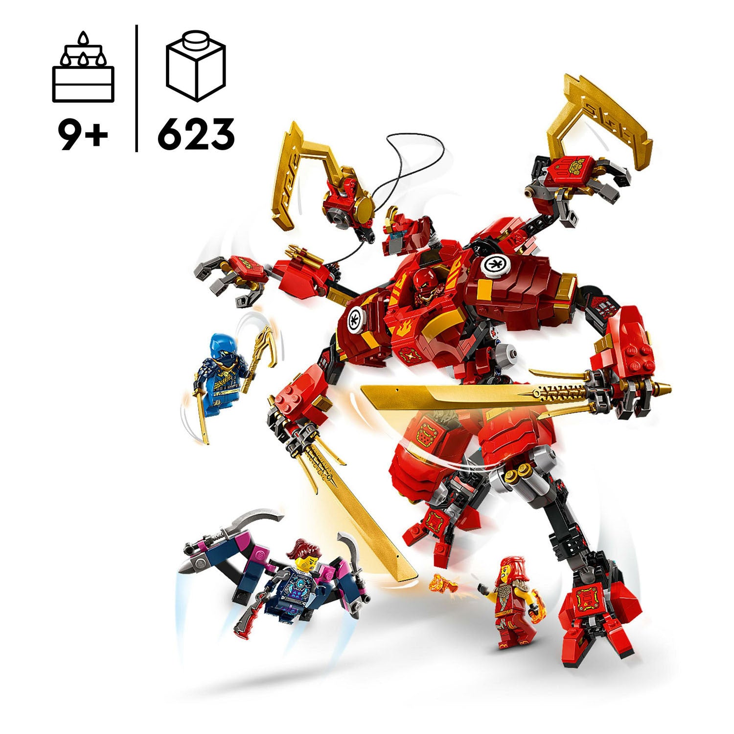Lego Ninajago 71812 Kas Ninja Kletter-Mech