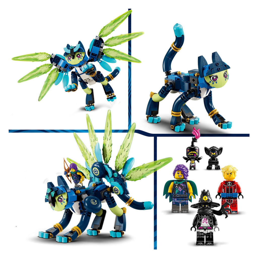 Lego dreamzzz - zoey en zian de kattenuil constructiespeelgoed (71476)