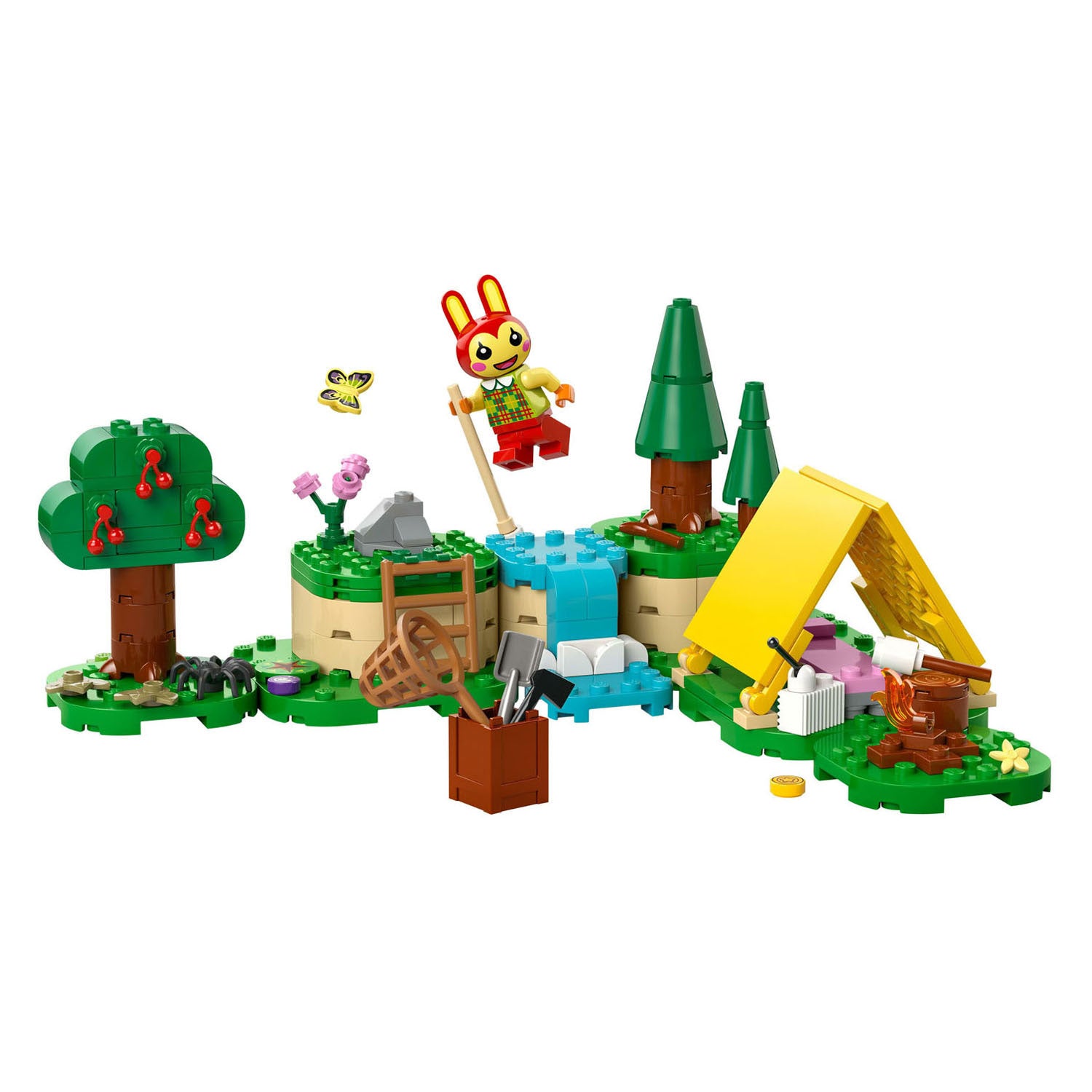 Lego animal crossing - kamperen met bunnie constructiespeelgoed (77047)