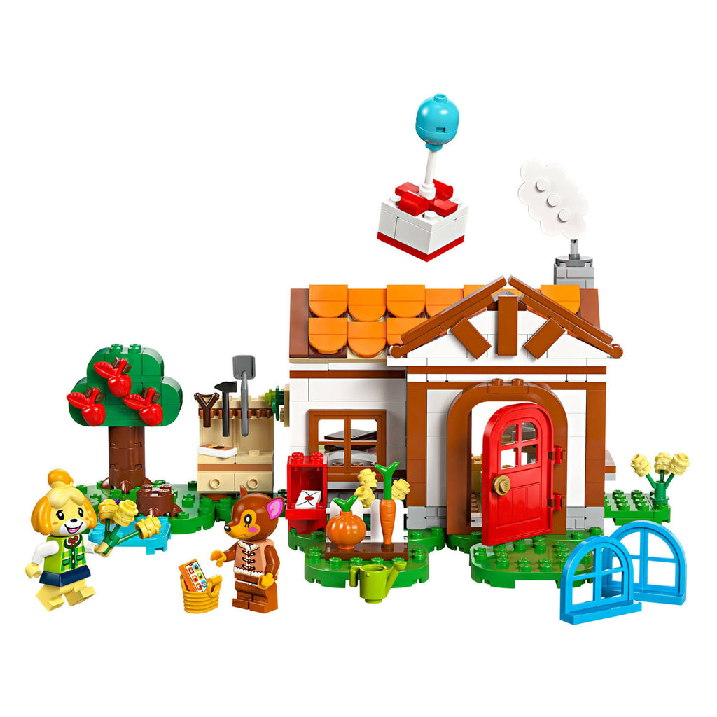 Lego Animal Crossing 77049 Isabelle auf Besucher