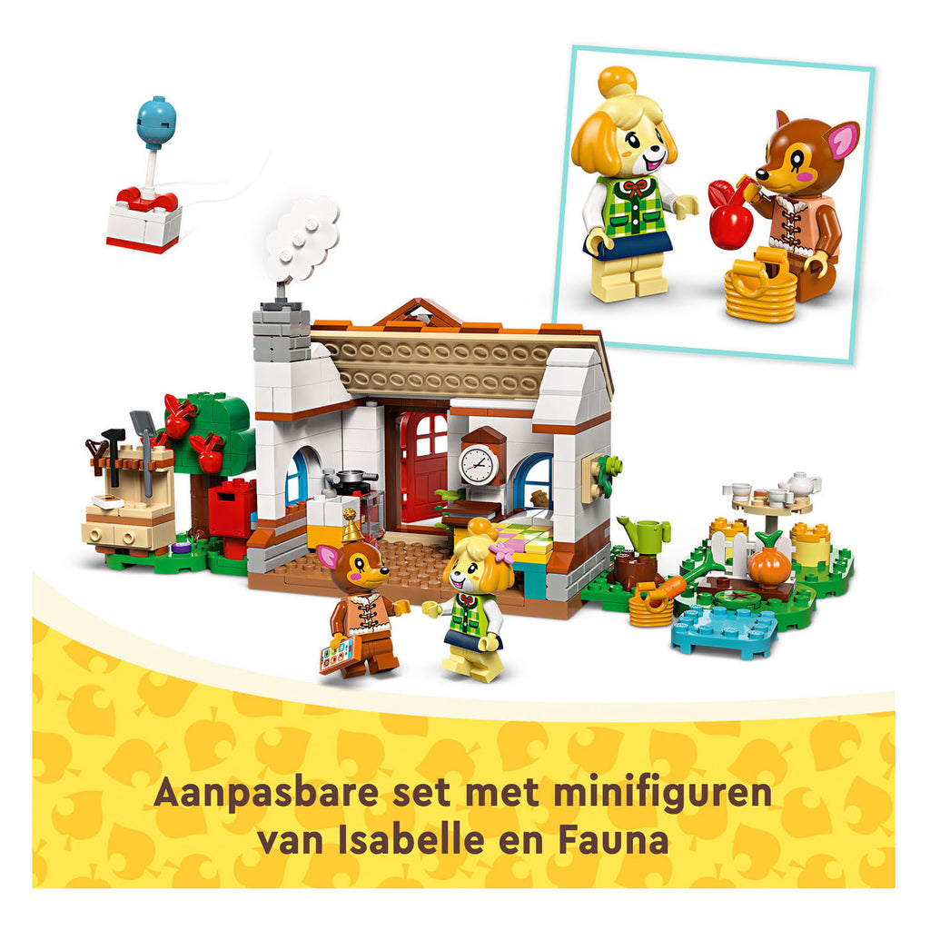 Lego Animal Crossing 77049 Isabelle auf Besucher