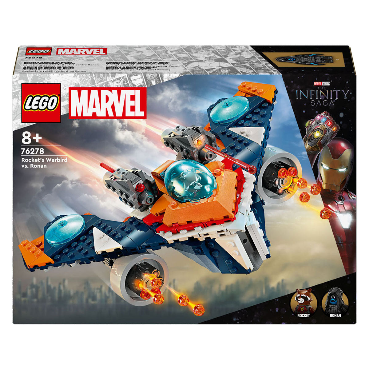 Lego marvel - rockets warbird vs. ronan constructiespeelgoed (76278)