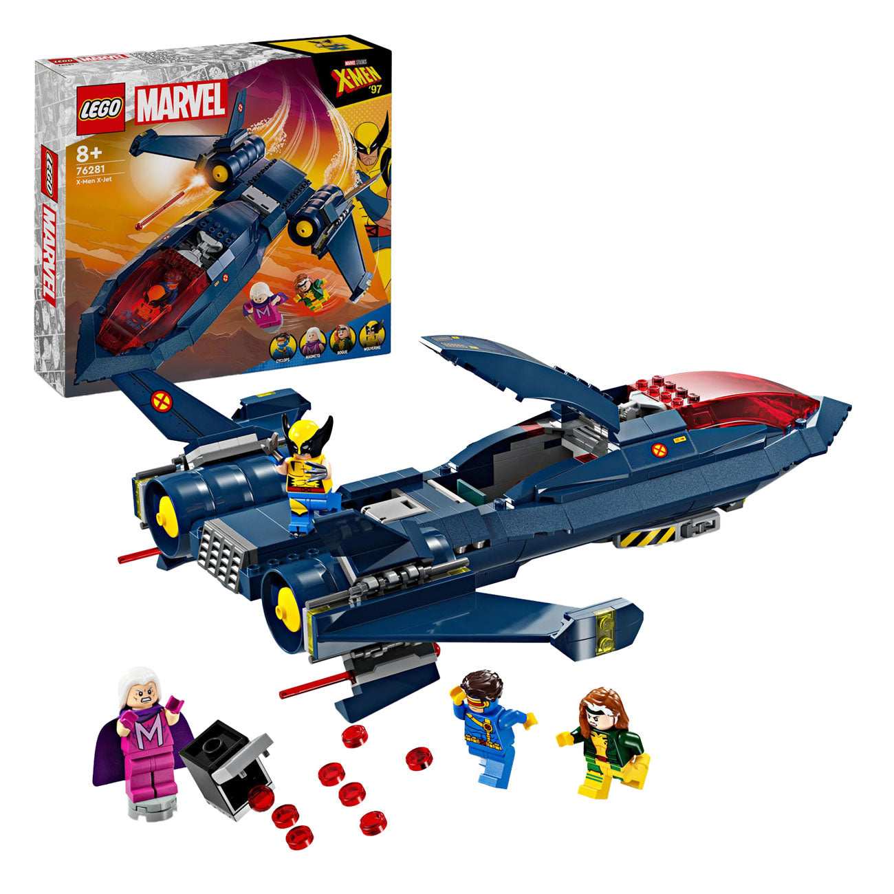 Lego super heroes 76281 x-men x-jet