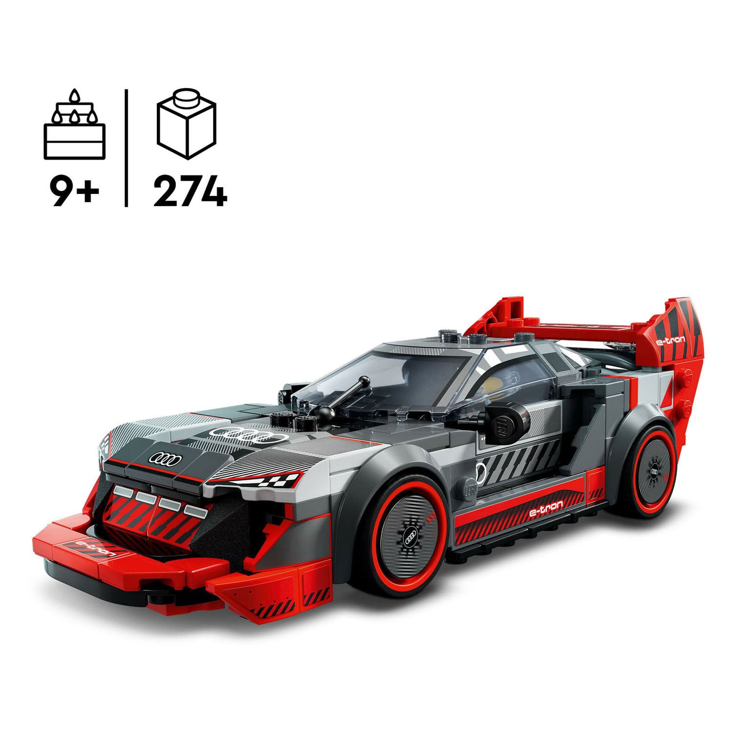 Lego Speed ​​Champions 76921 Audi S1 ​​E-Tron Quattro Rennwagen