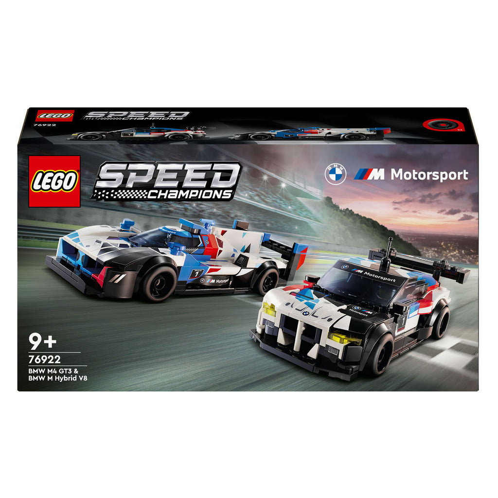 Lego Speed ​​Champions 76922 BMW M4 GT3 und BMW M Hybrid V8 Rennwagen