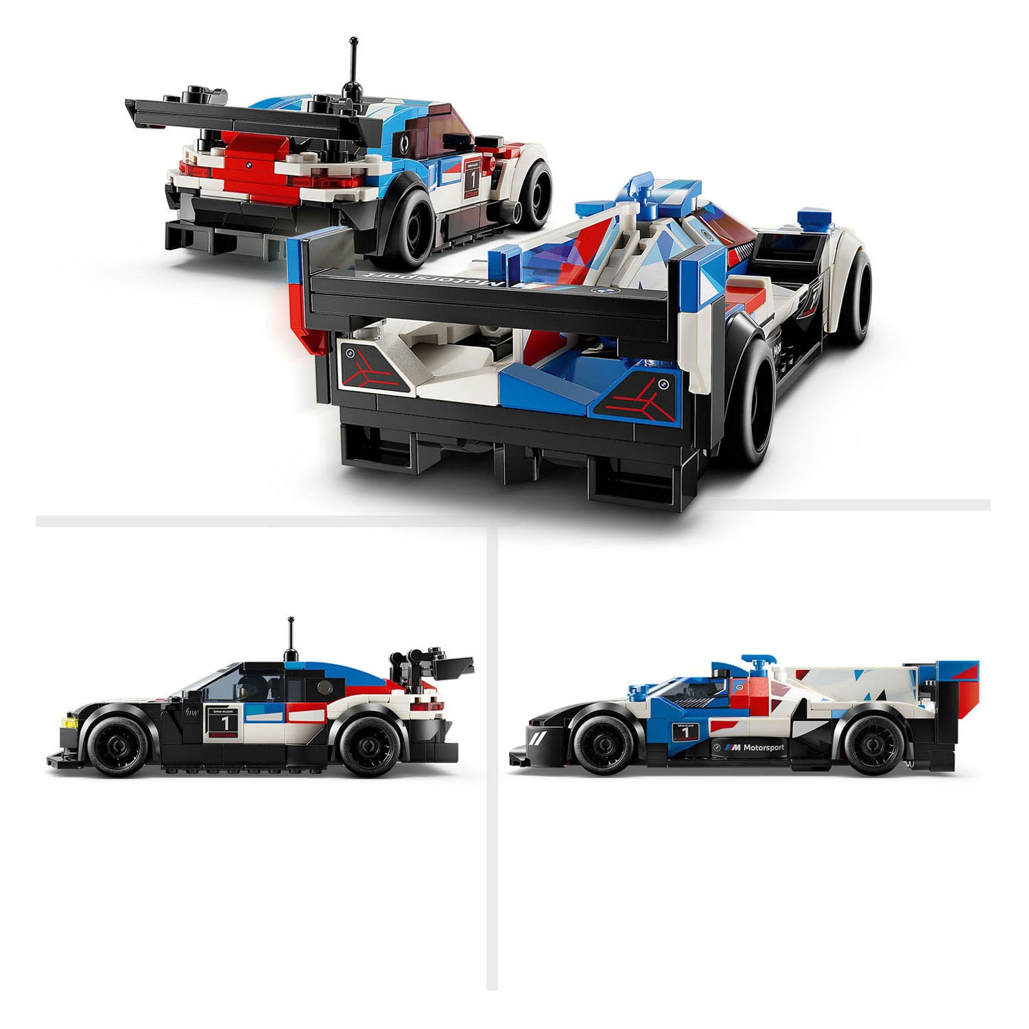 Lego Speed ​​Champions 76922 BMW M4 GT3 und BMW M Hybrid V8 Rennwagen