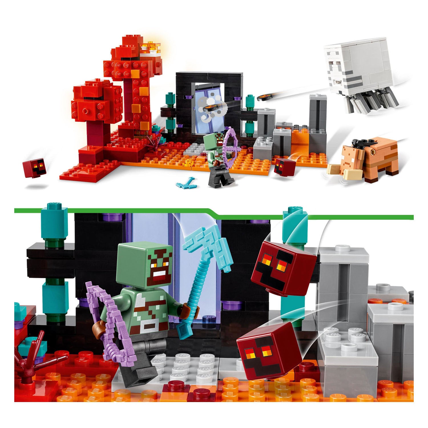 LEGO LEGO Minecraft 21255 Hinterhalt im Nether-Portal