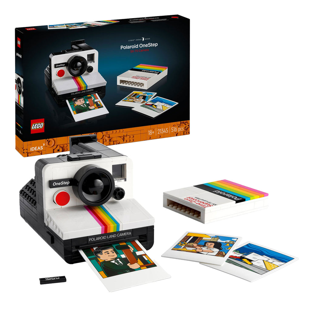 Lego ideas polaroid onestep sx-70 camera constructiespeelgoed (21345)