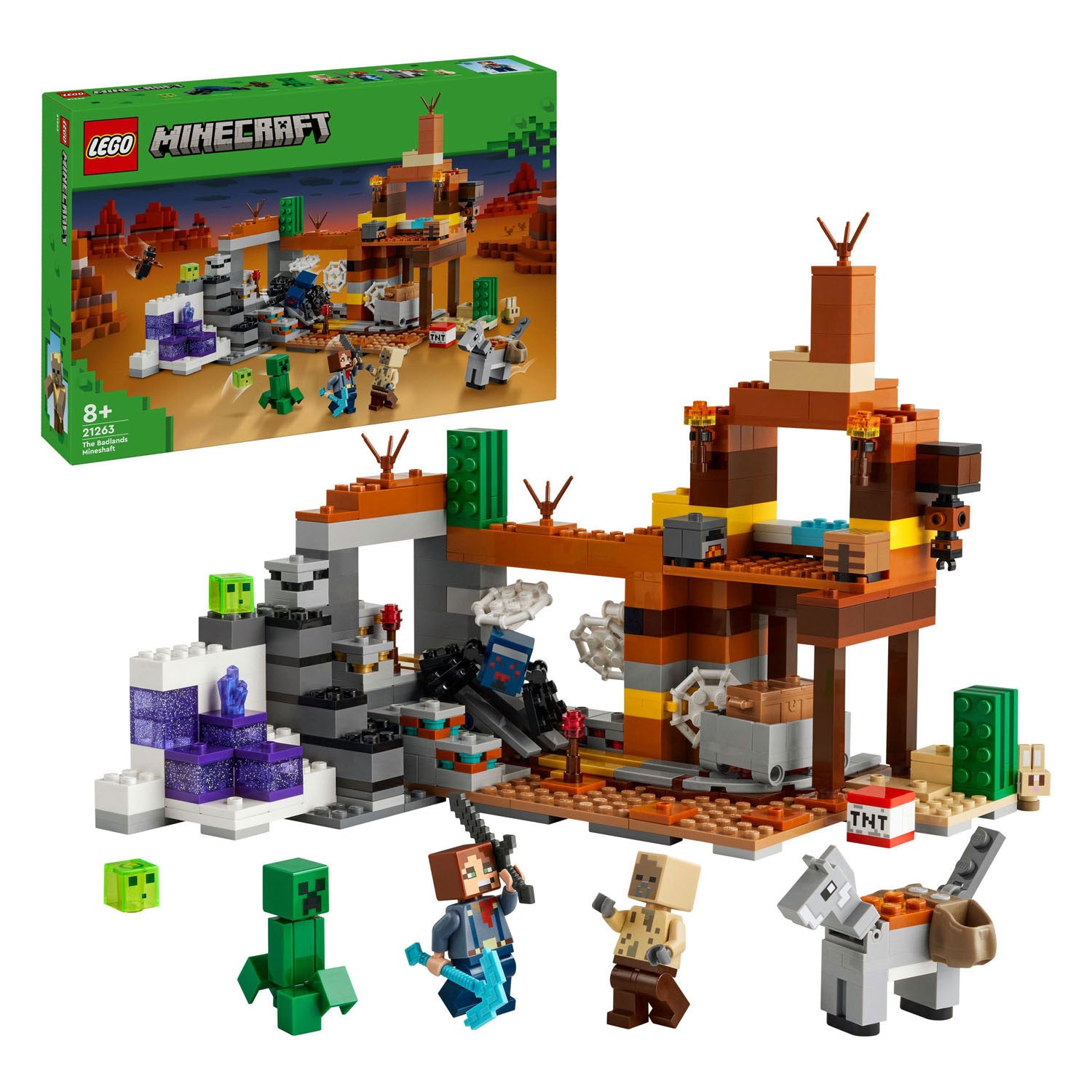Lego 21263 minecraft de woestenijmijnschacht