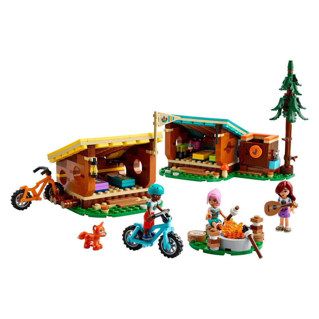 Lego Friends 42624 Abenteuerlager Gemütliche Waldhütten