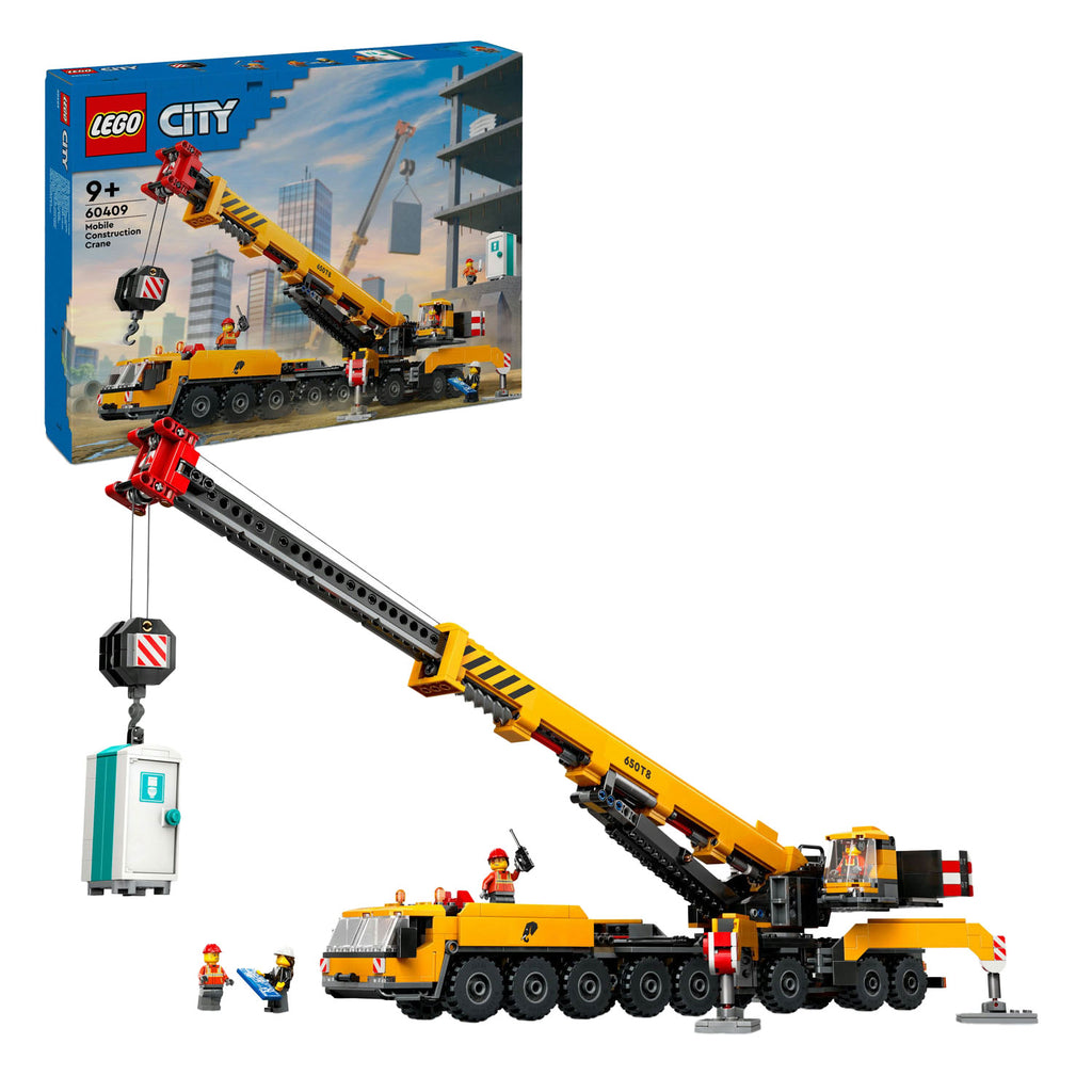 Lego city 60409 gele mobiele bouwkraan