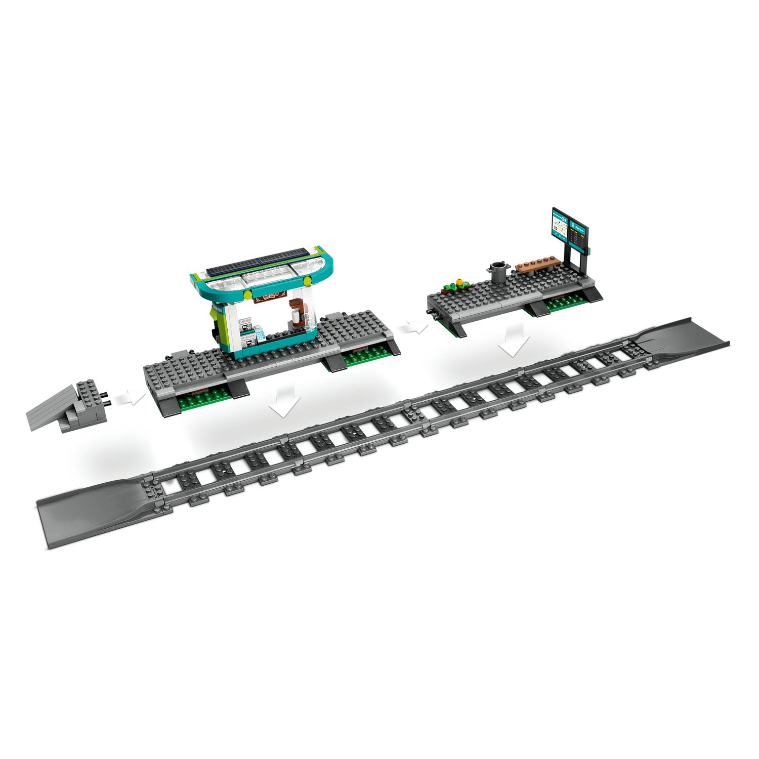 Lego city 60423 stadstram en station