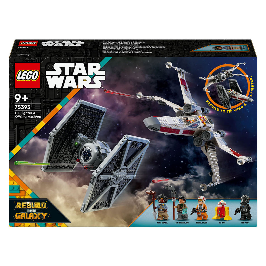 Lego Star Wars 75393 Tie-Fighter und X-Wing Kombination