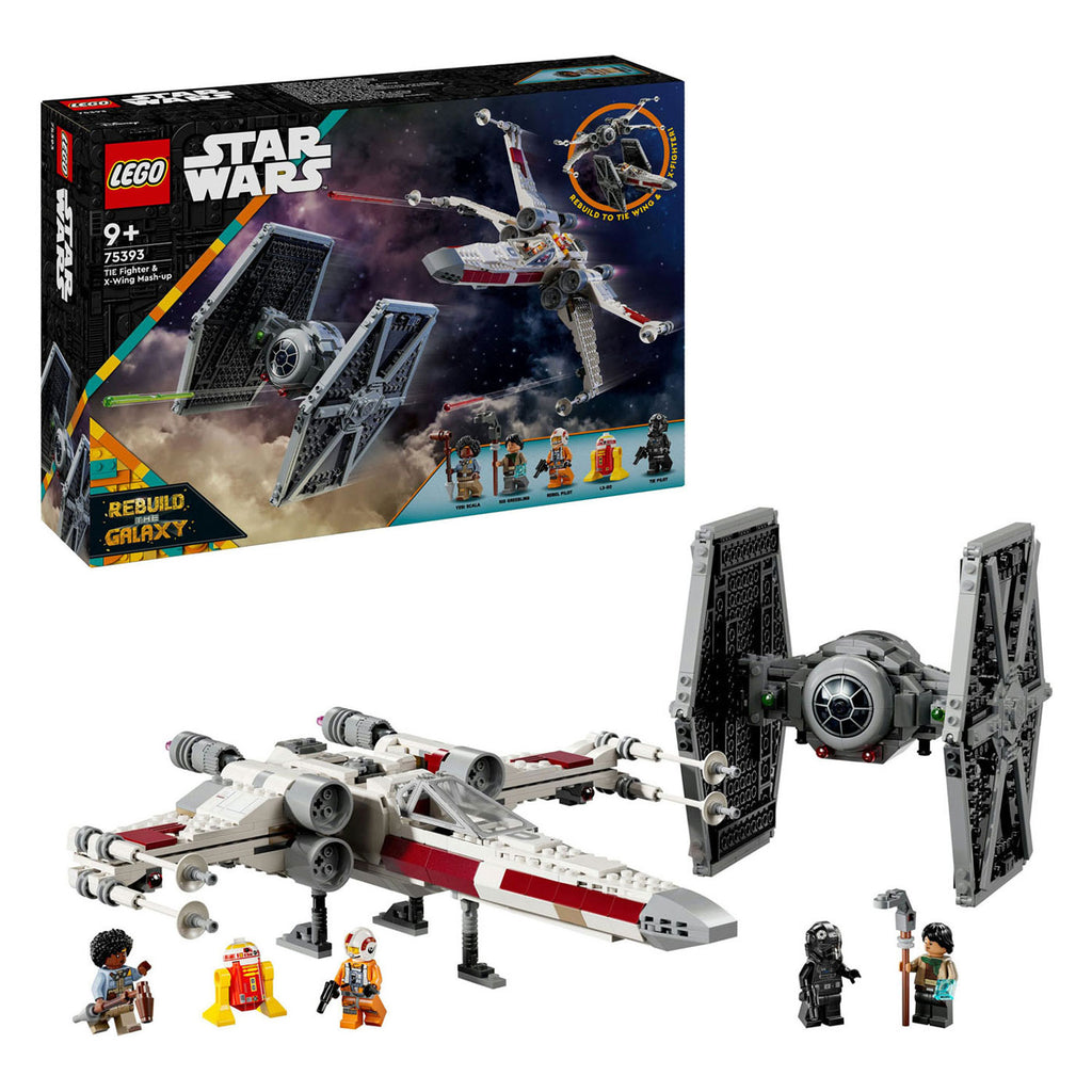 Lego Star Wars 75393 Tie-Fighter und X-Wing Kombination