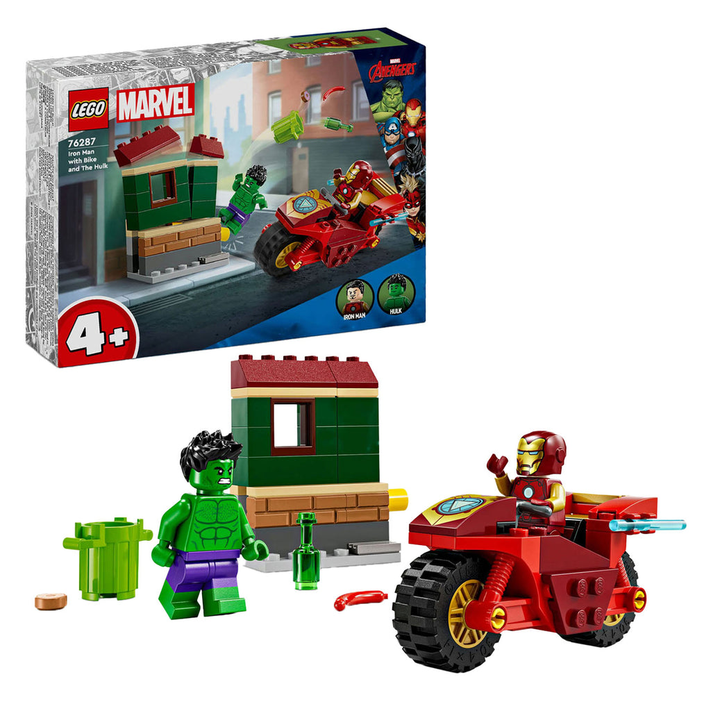 Lego super heroes 76287 iron man met motor en de hulk