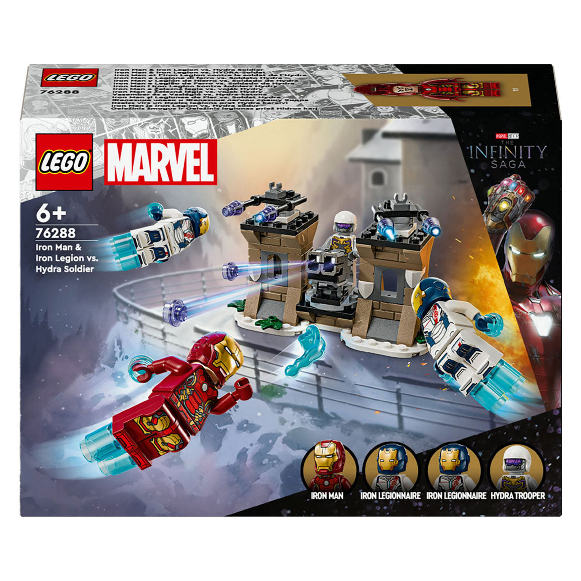 Lego Superhelden 76288 Iron Man Iron Legion vs. Hydra-Soldat