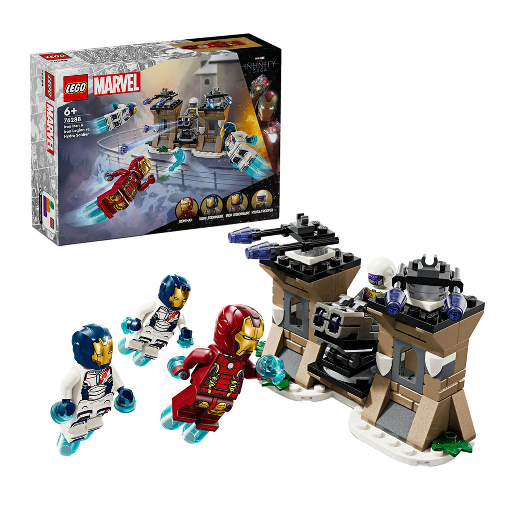 Lego Superhelden 76288 Iron Man Iron Legion vs. Hydra-Soldat