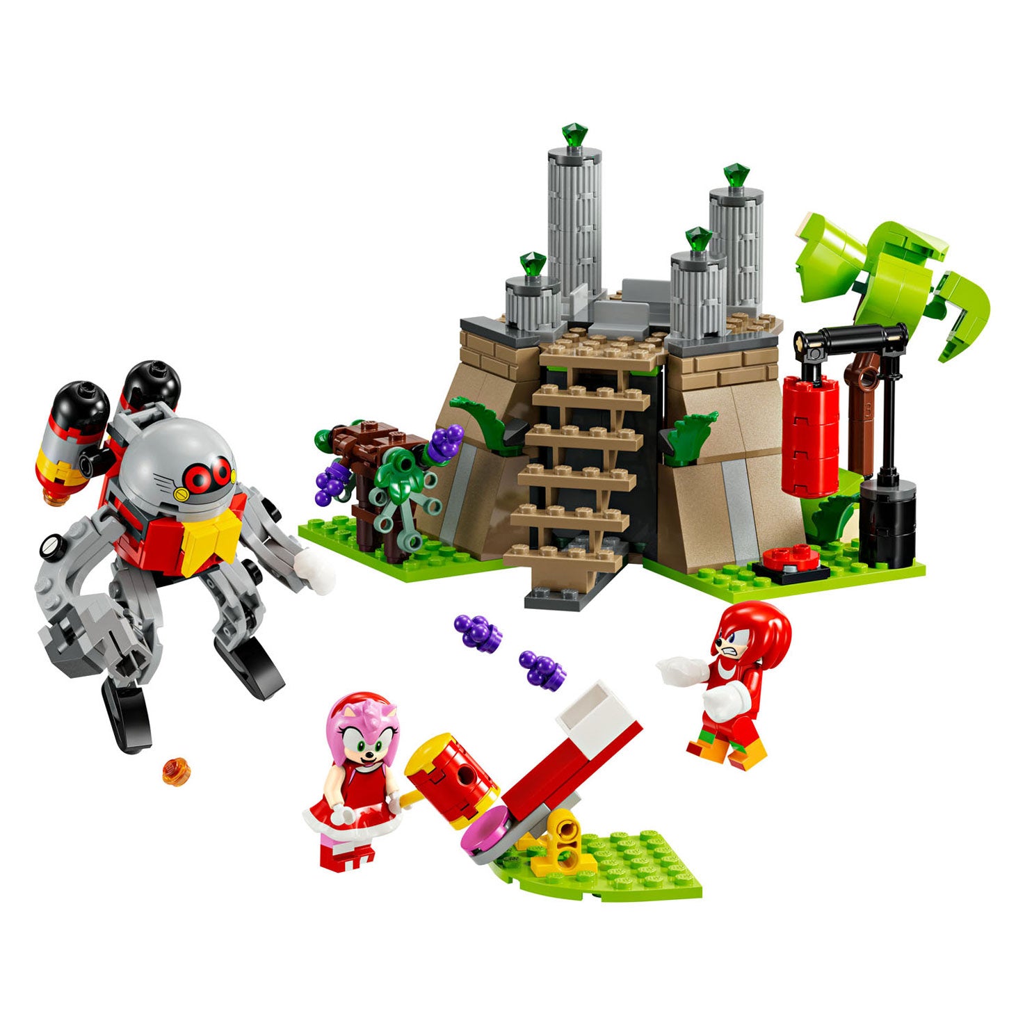 Lego 76998 sonic knuckles en de master emerald tempel