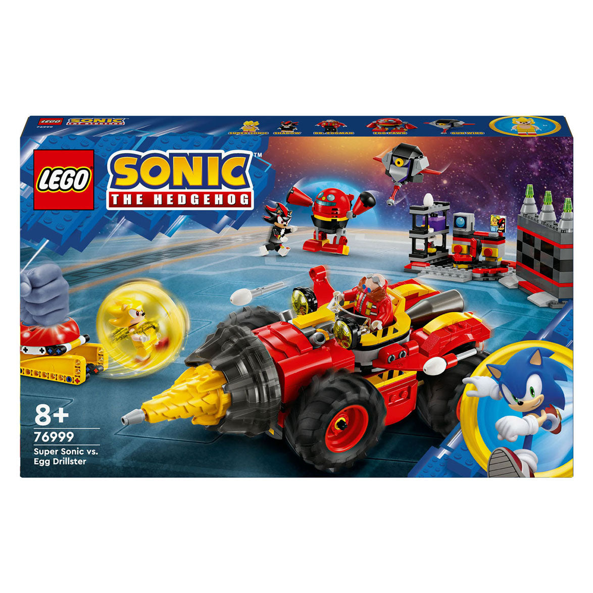 Lego 76999 sonic super sonic vs. egg drillster