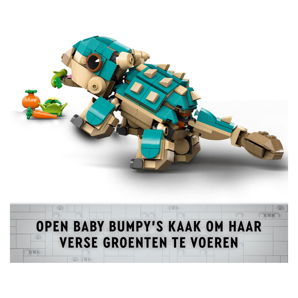 Lego jurassic world 76962 baby bumpy: ankylosaurus